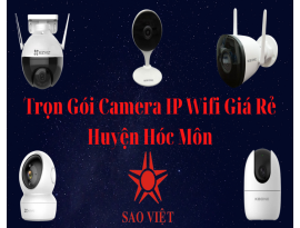 Trọn Gói Camera IP Wifi Giá Rẻ Huyện Hóc Môn